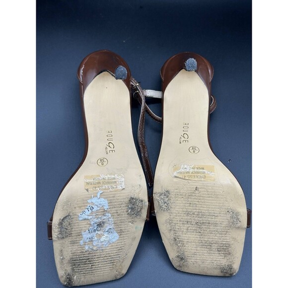 Rouge helium size 8 open toe heels - Picture 3 of 3